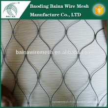 New Arrival Stainless Steel Wire Rope Mesh Fence Fabricant